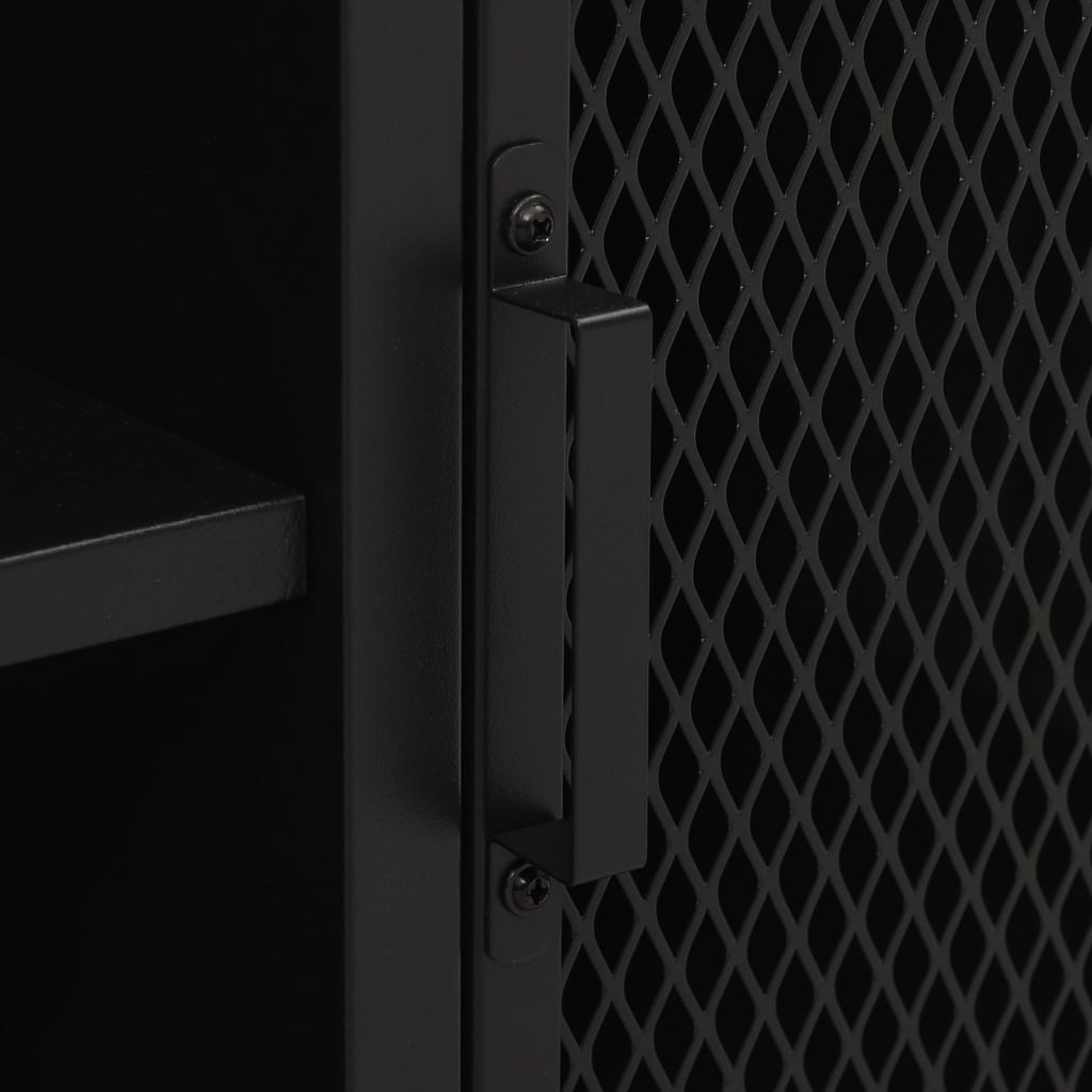 TV-Möbel Brun TV-Skåp rustik 105x36x47 cm metall och