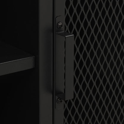 TV-Möbel Grå TV-Skåp 105x36x47 cm metall och