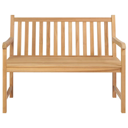 Trädgårdsbänk Trä 114 cm massiv teak
