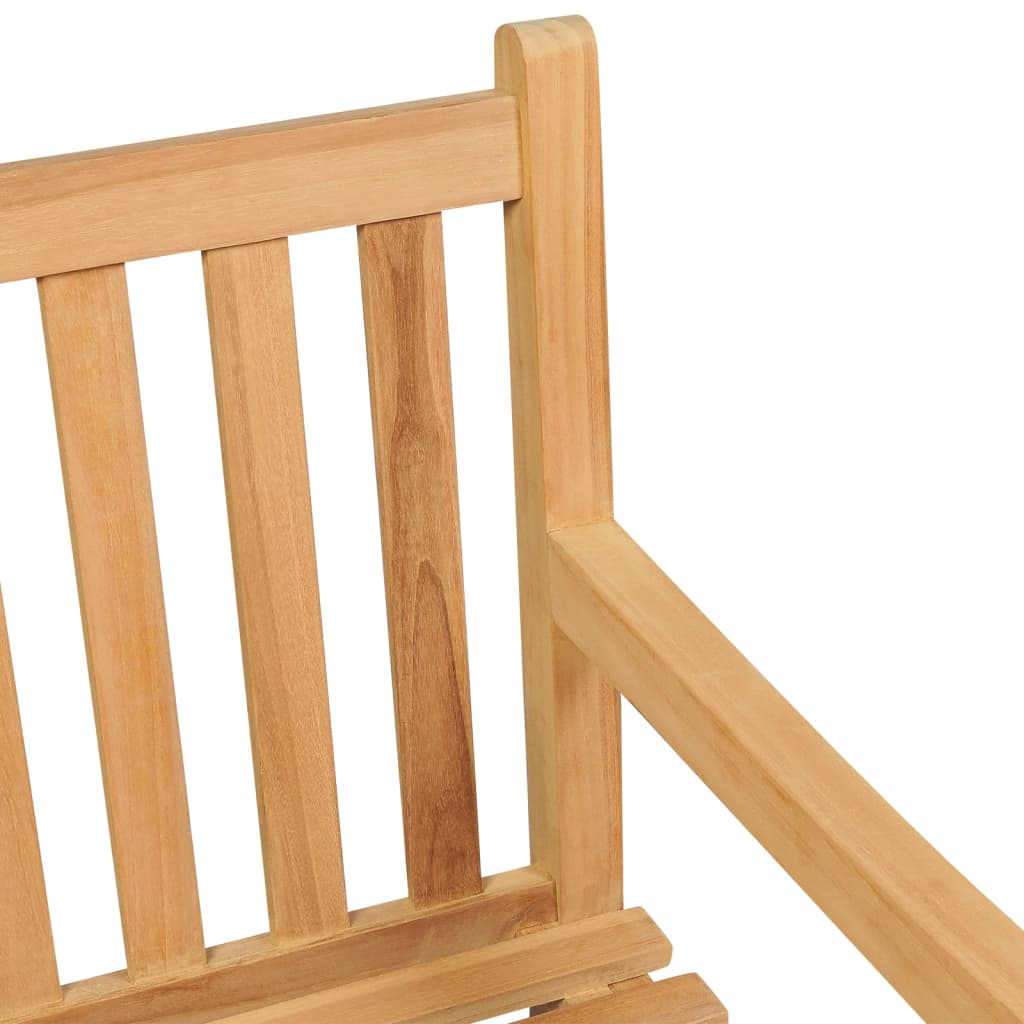 Trädgårdsbänk Trä 114 cm massiv teak
