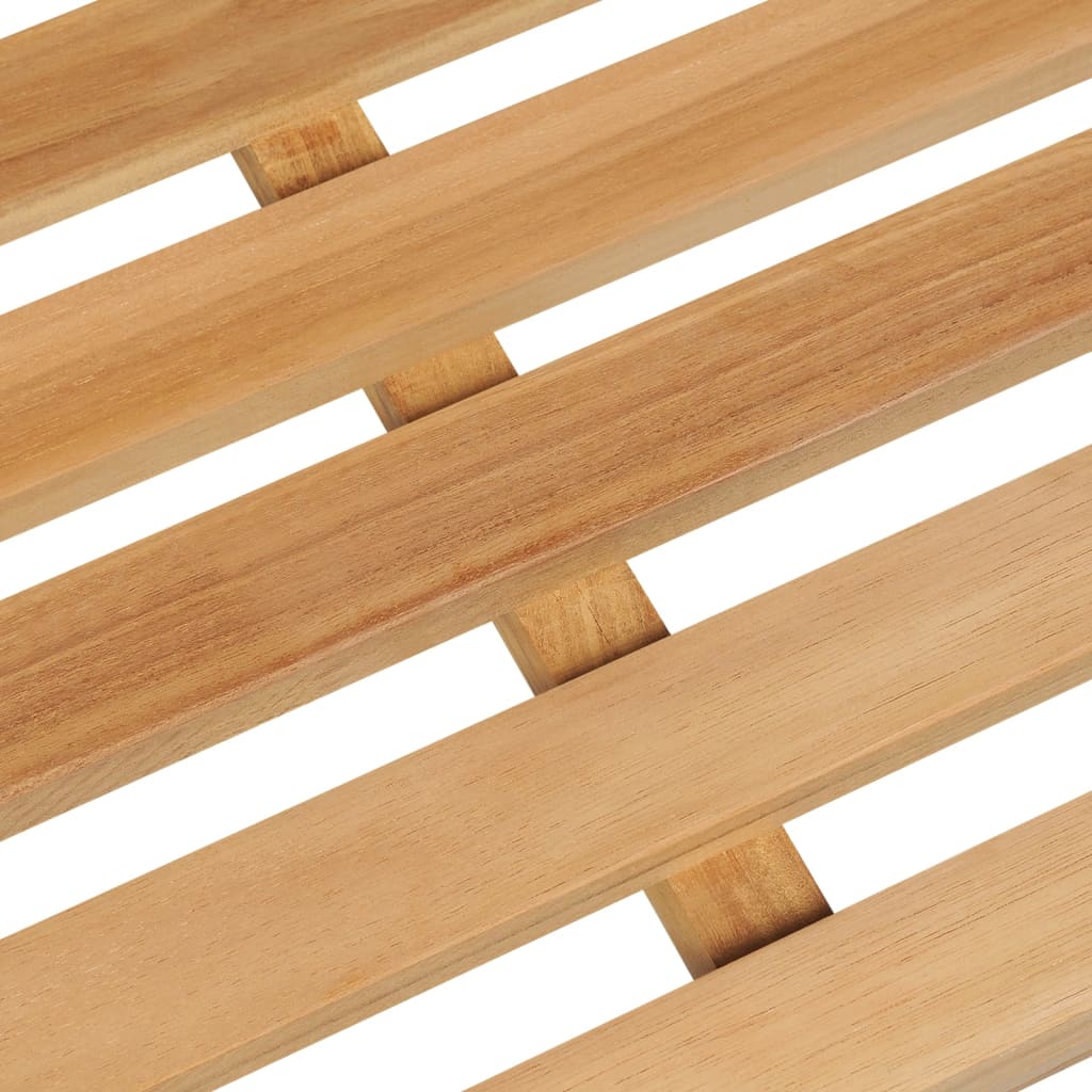 Trädgårdsbänk Trä 114 cm massiv teak