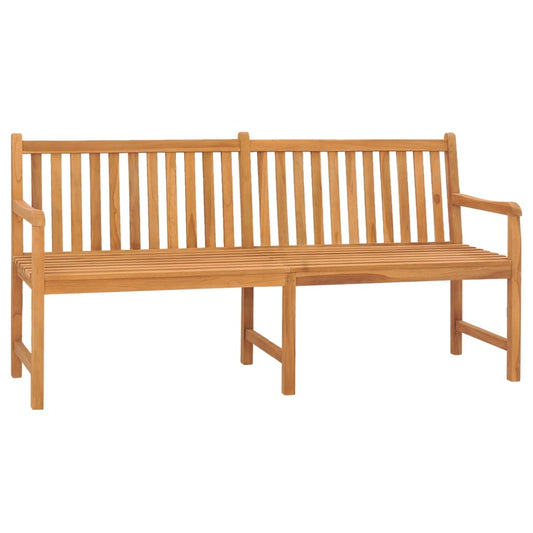 Trädgårdsbänk Trä 180 cm massiv teak