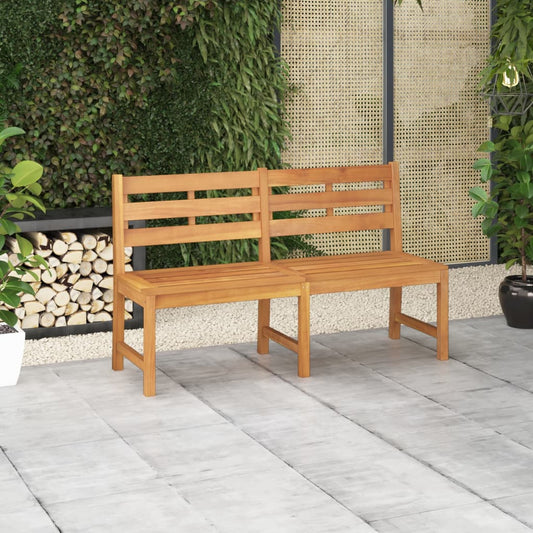 Trädgårdsbänk Trä 150 cm massiv teak