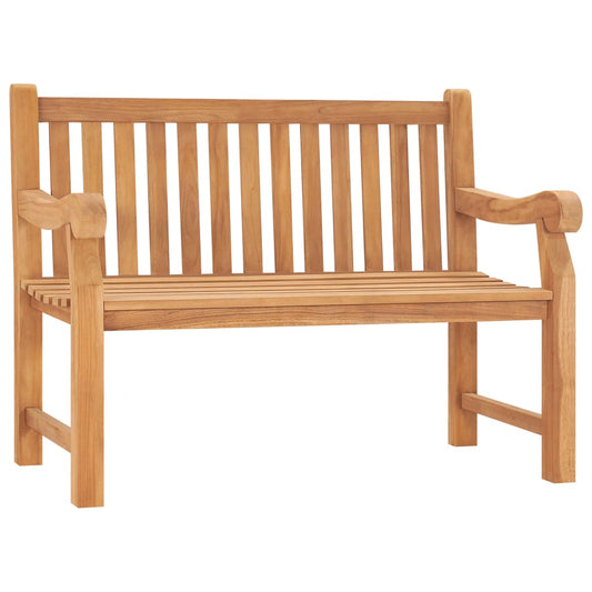 Trädgårdsbänk Trä 114 cm massiv teak