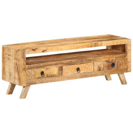 TV-Möbel Trä TV-Bänk 110x30x40 cm massivt mangoträ