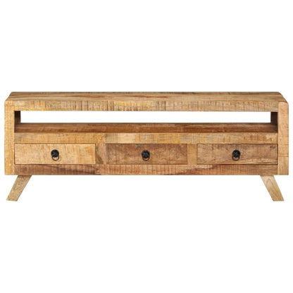 TV-Möbel Trä TV-Bänk 110x30x40 cm massivt mangoträ