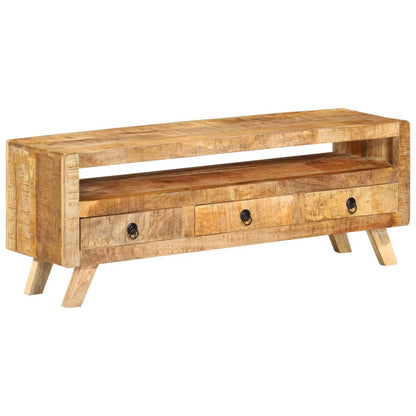 TV-Möbel Trä TV-Bänk 110x30x40 cm massivt mangoträ