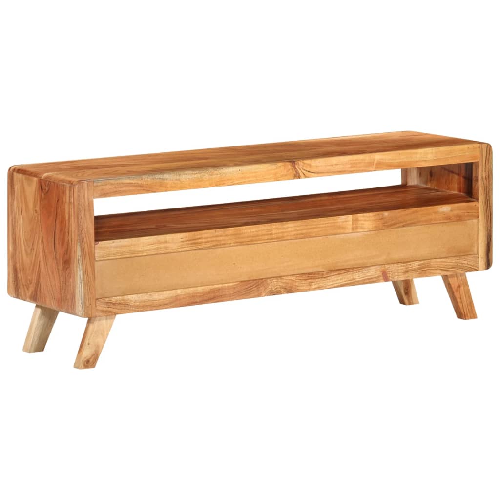 TV-Möbel Trä TV-Bänk 110x30x40 cm massivt akaciaträ