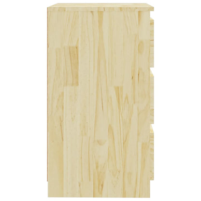 Sängbord Nattduksbord Trä 60x36x64 cm massiv furu