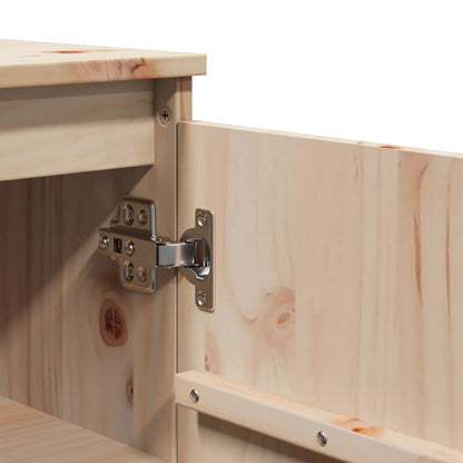 Skänk Trä 60x36x84 cm massiv furu