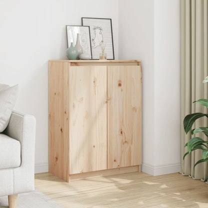 Skänk Trä 60x36x84 cm massiv furu