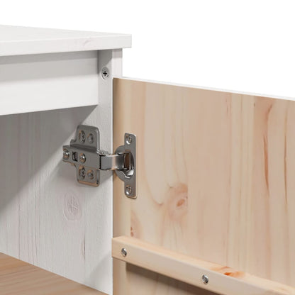 Skänk Vit 60x36x84 cm massiv furu