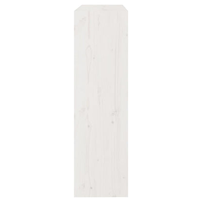 Bokhylla Vit 80x30x103,5 cm massiv furu