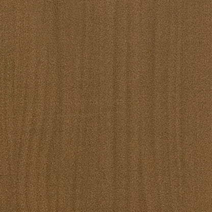 Bokhylla Honungsbrun 100x30x135,5 cm massiv furu