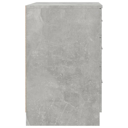 Sängbord Nattduksbord Betonggrå 40x40x63 cm