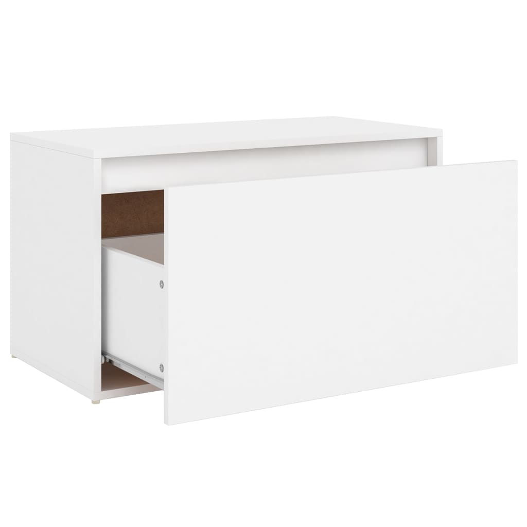Hallbänk 80x40x45 cm Vit