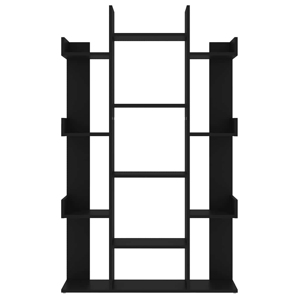 Bokhylla Svart 86x25,5x140 cm