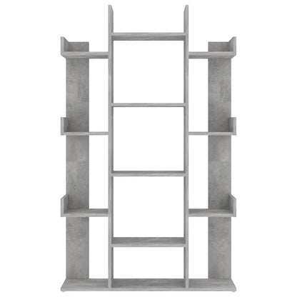 Bokhylla Betonggrå 86x25,5x140 cm