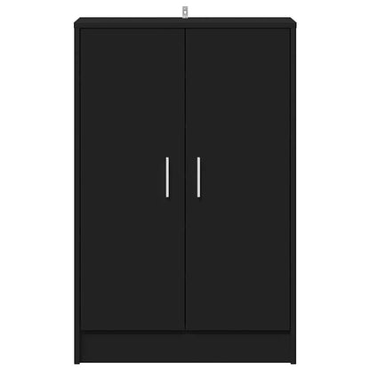 Skoställ Svart Skoskåp 60x35x92 cm