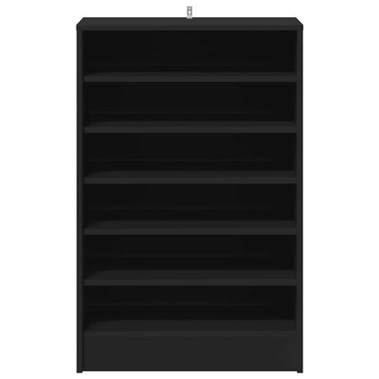 Skoställ Svart Skoskåp 60x35x92 cm