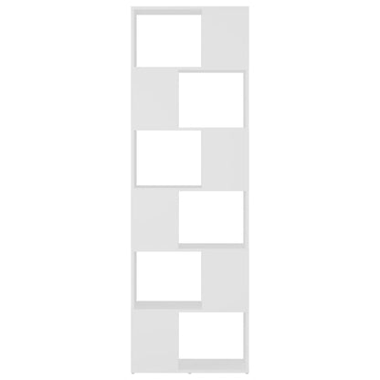 Bokhylla Vit 60x24x186 cm