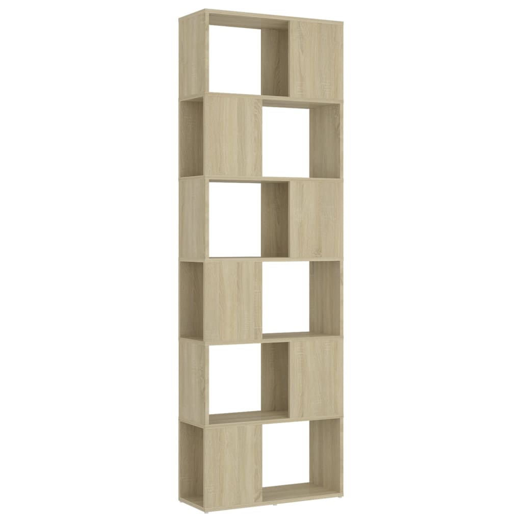 Bokhylla Sonoma Ek Rumsavdelare 60x24x186 cm