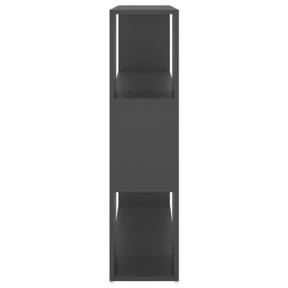 Bokhylla Grå Rumsavdelare 100x24x94 cm