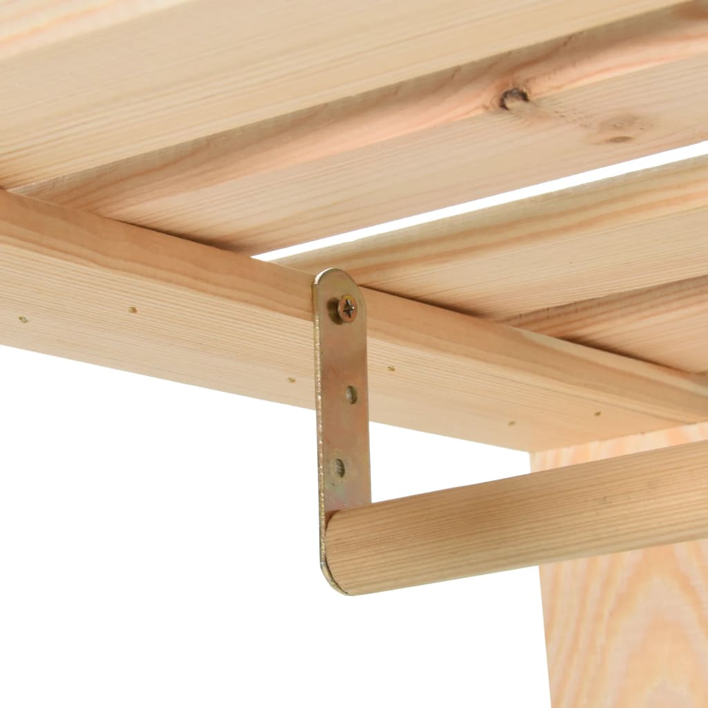 Hallmöbler Klädställning 110x38x170 cm massiv furu