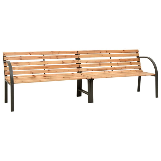 Trädgårdsbänk Trä 241 cm kinesiskt granträ