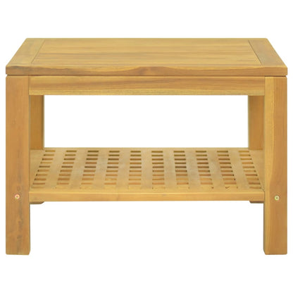 Soffbord 60x60x40 cm massiv teak