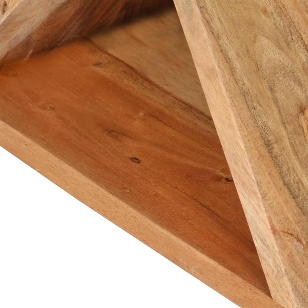 Sidobord Trä 35x35x55 cm massivt akaciaträ
