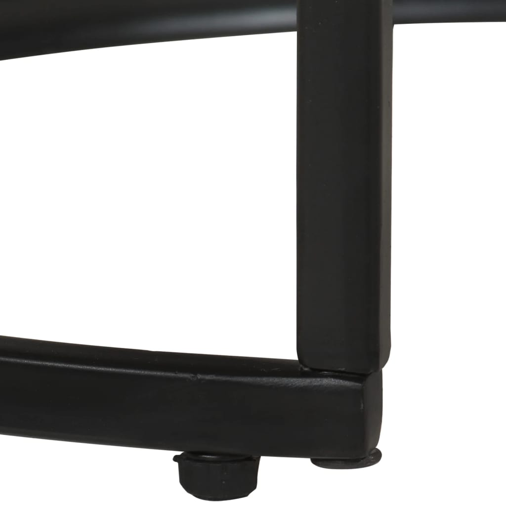 Soffbord Trä 3 st grovt mangoträ