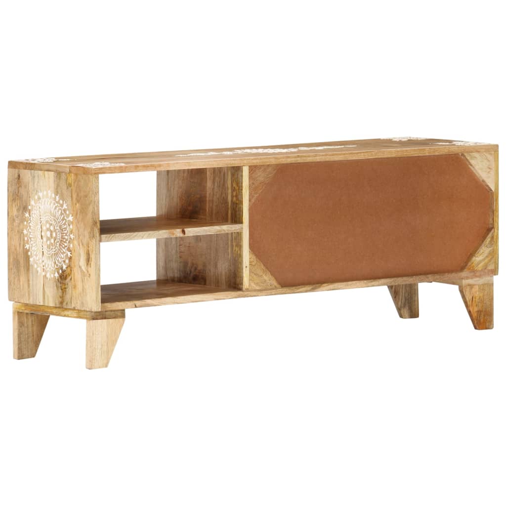 TV-Möbel Trä TV-Bänk 110x30x40 cm massivt mangoträ