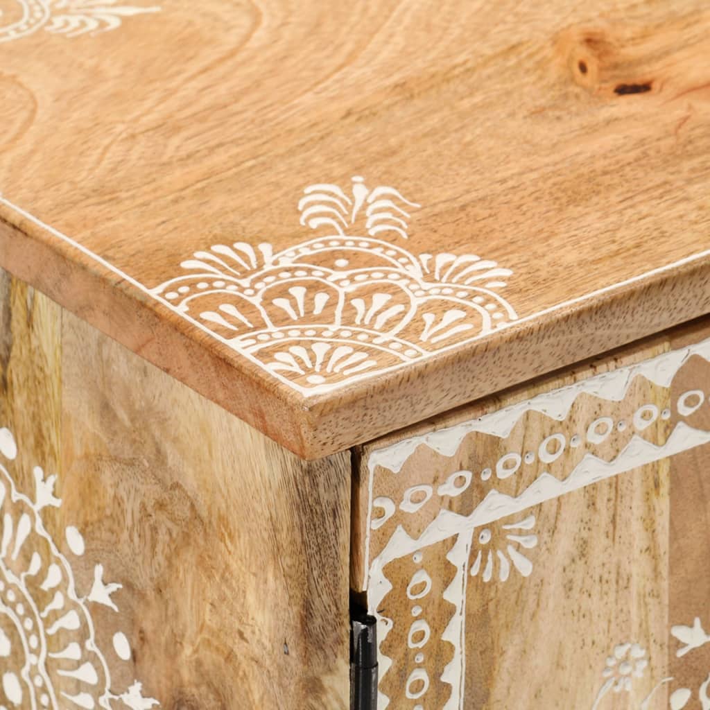 TV-Möbel Trä TV-Bänk 110x30x40 cm massivt mangoträ