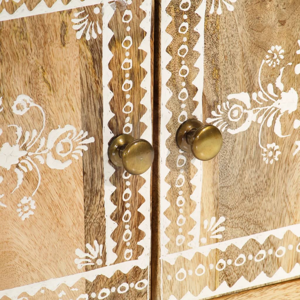 TV-Möbel Trä TV-Bänk 110x30x40 cm massivt mangoträ