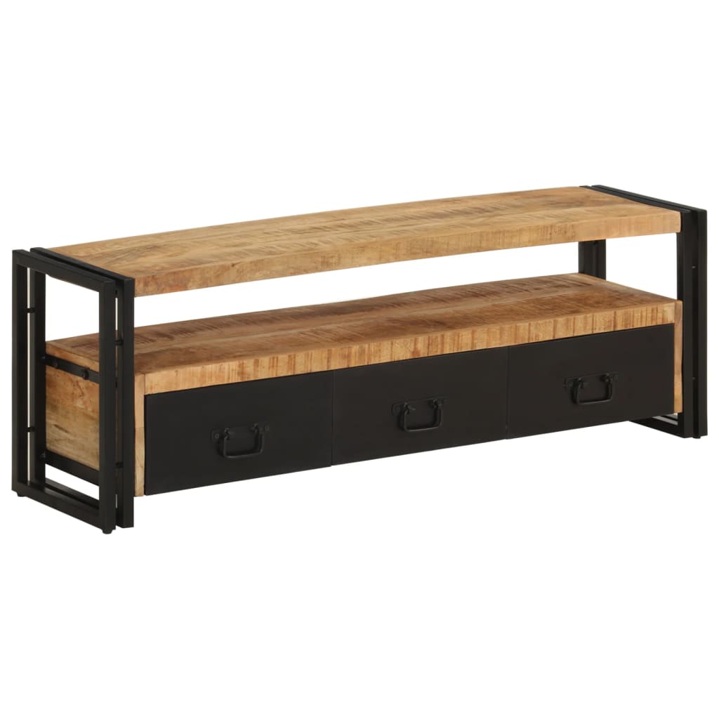 TV-Möbel Trä TV-Bänk 120x30x40 cm massivt mangoträ