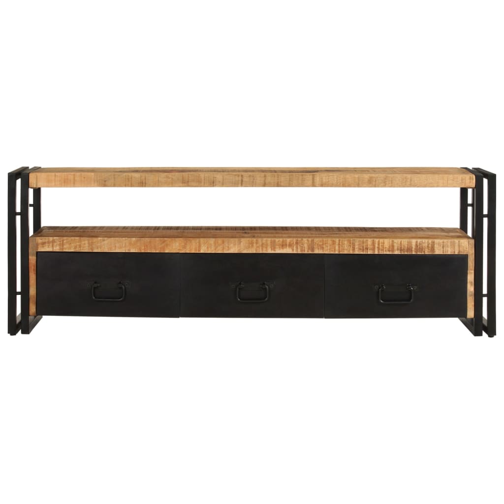 TV-Möbel Trä TV-Bänk 120x30x40 cm massivt mangoträ