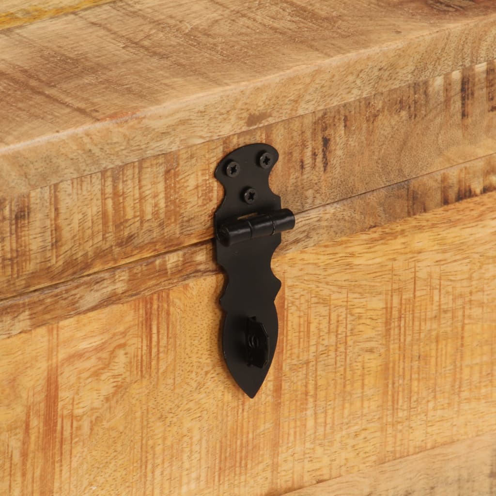 Förvaringskista 39x28x31 cm massivt mangoträ