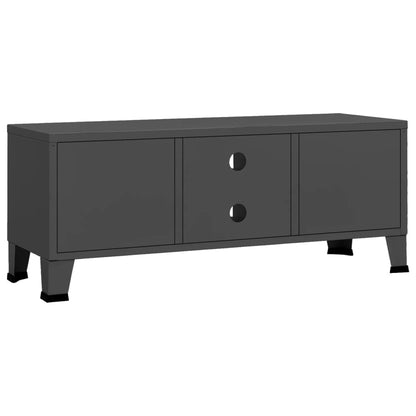 TV-Möbel DIV. TV-Bänk industristil antracit 105x35x42 cm metall