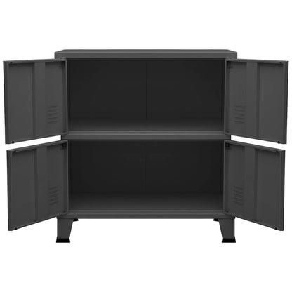 Skåp DIV. antracit 75x40x80 cm stål