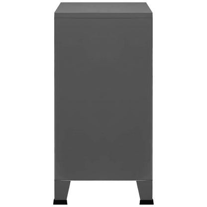 Skåp DIV. antracit 75x40x80 cm stål