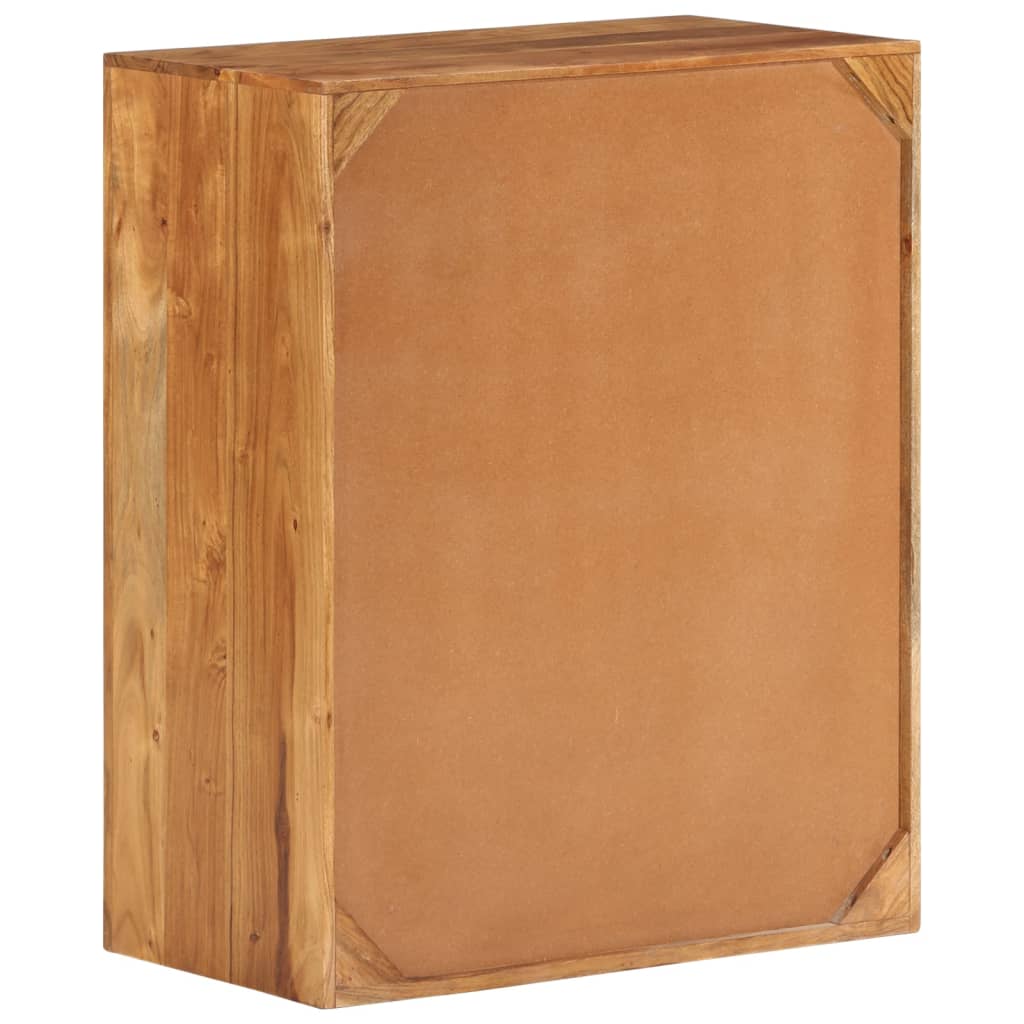 Byrå Trä 60x33x75 cm massivt akaciaträ