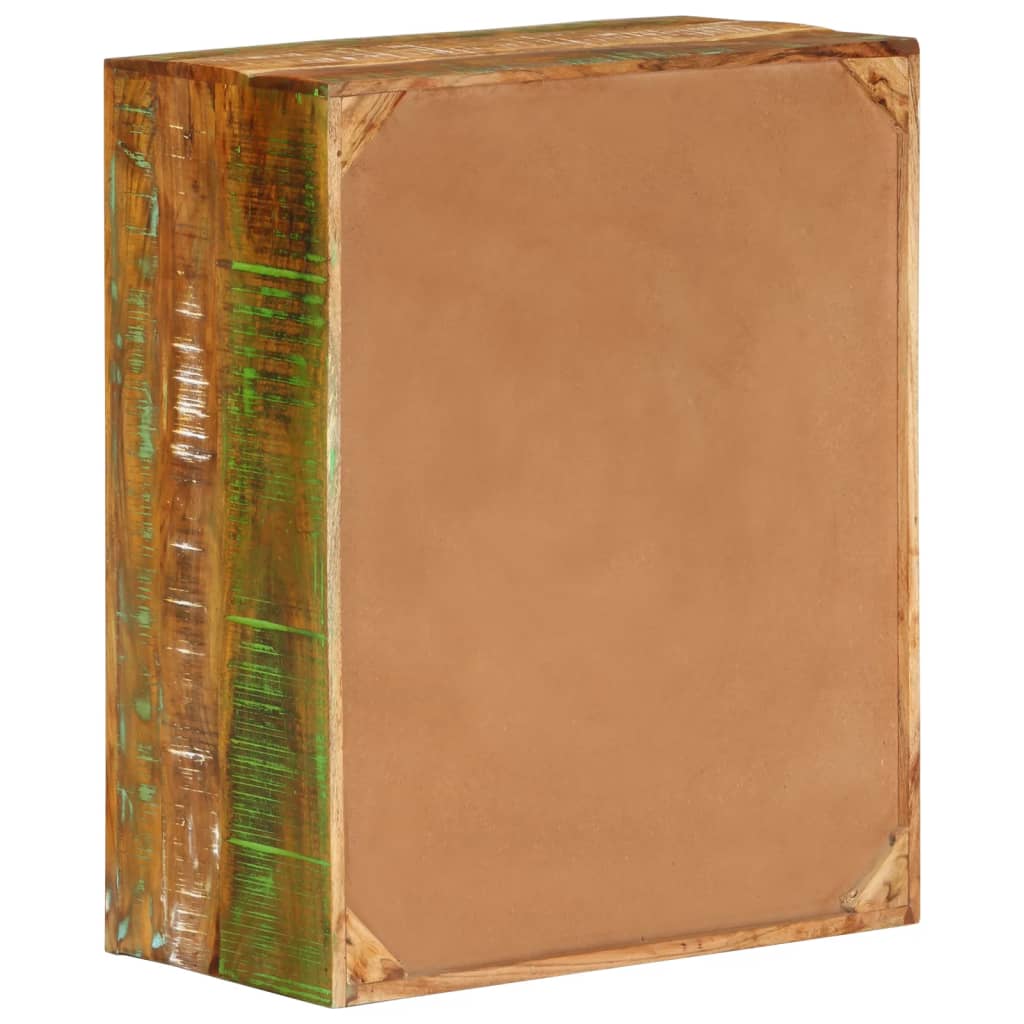 Byrå Trä Flerfärgad 60x33x75 cm massivt återvunnet trä