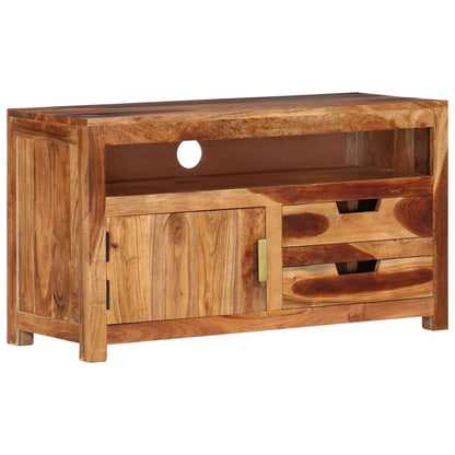 TV-Möbel Trä TV-Bänk 90x34,5x50 cm massivt akaciaträ
