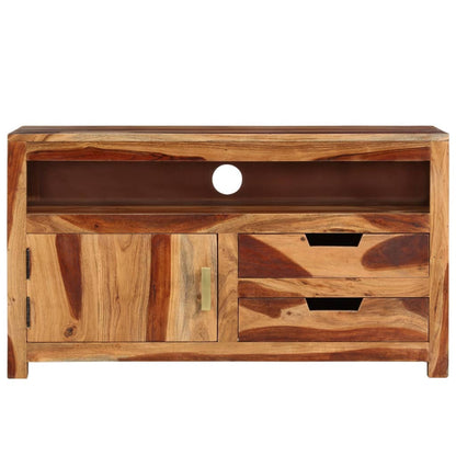TV-Möbel Trä TV-Bänk 90x34,5x50 cm massivt akaciaträ