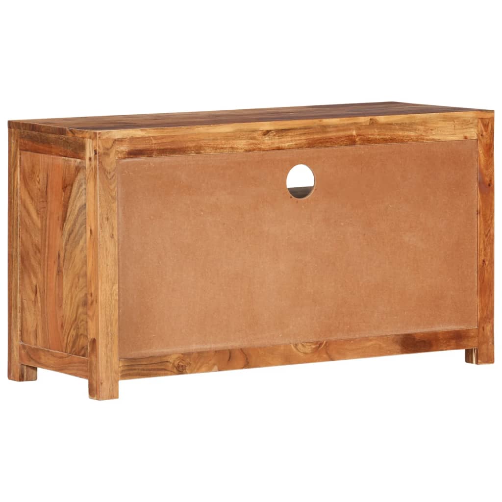 TV-Möbel Trä TV-Bänk 90x34,5x50 cm massivt akaciaträ