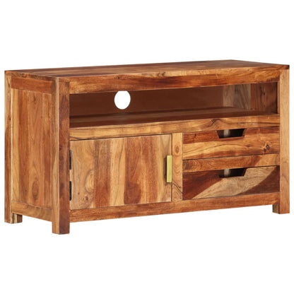 TV-Möbel Trä TV-Bänk 90x34,5x50 cm massivt akaciaträ