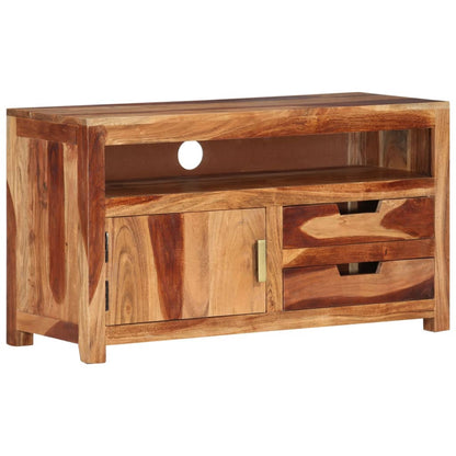TV-Möbel Trä TV-Bänk 90x34,5x50 cm massivt akaciaträ