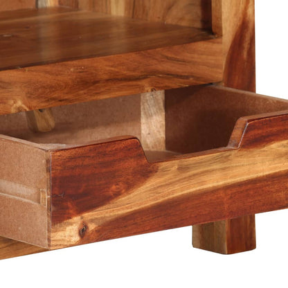 TV-Möbel Trä TV-Bänk 110x30x40 cm massiv akacia