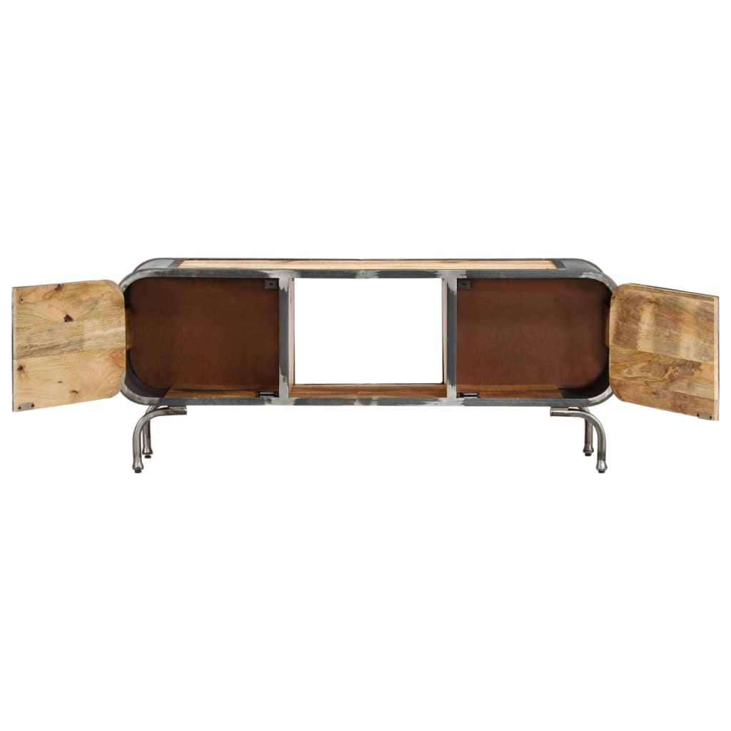 TV-Möbel Trä TV-Bänk 110x30x42 cm massivt mangoträ
